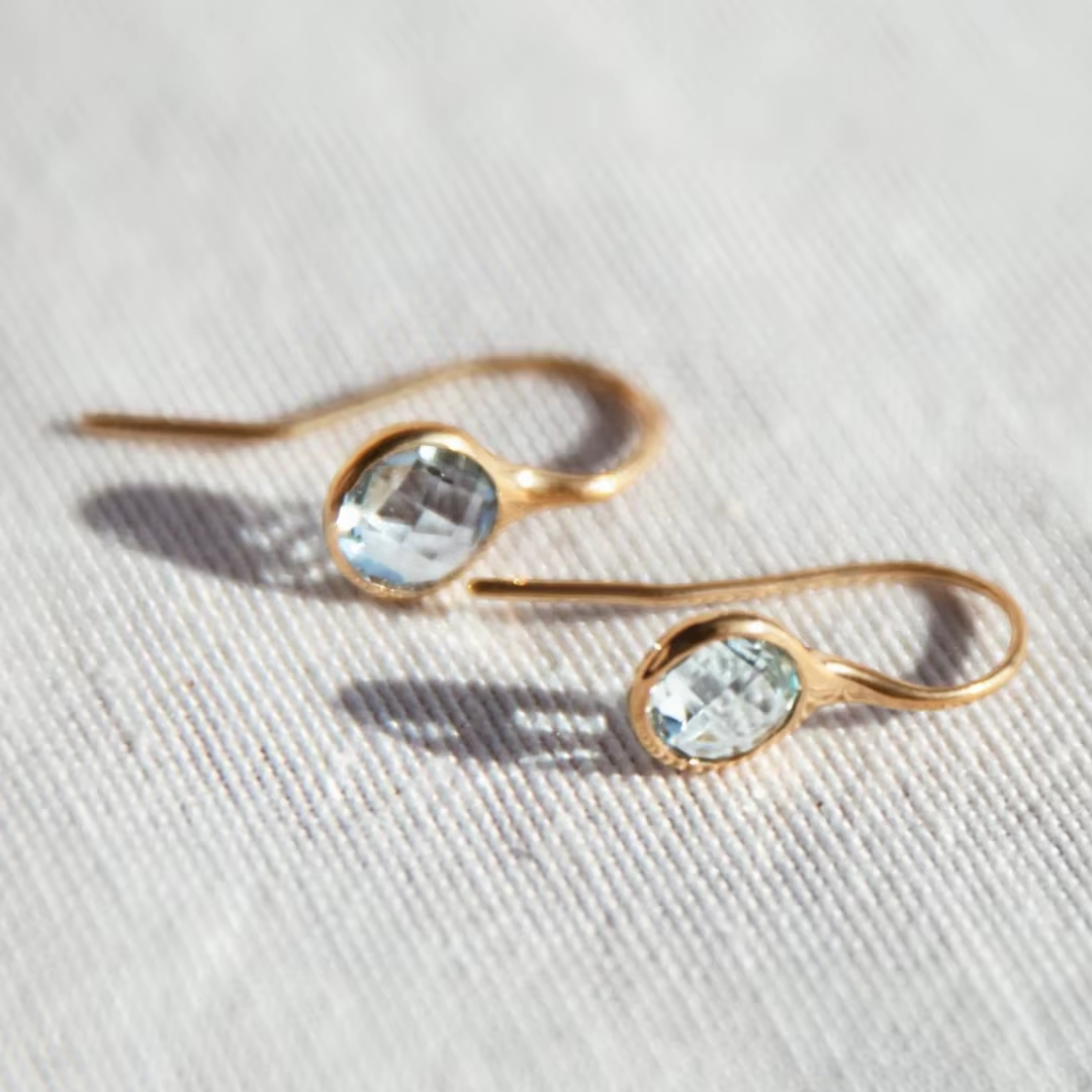 Gemstone Drop Earrings