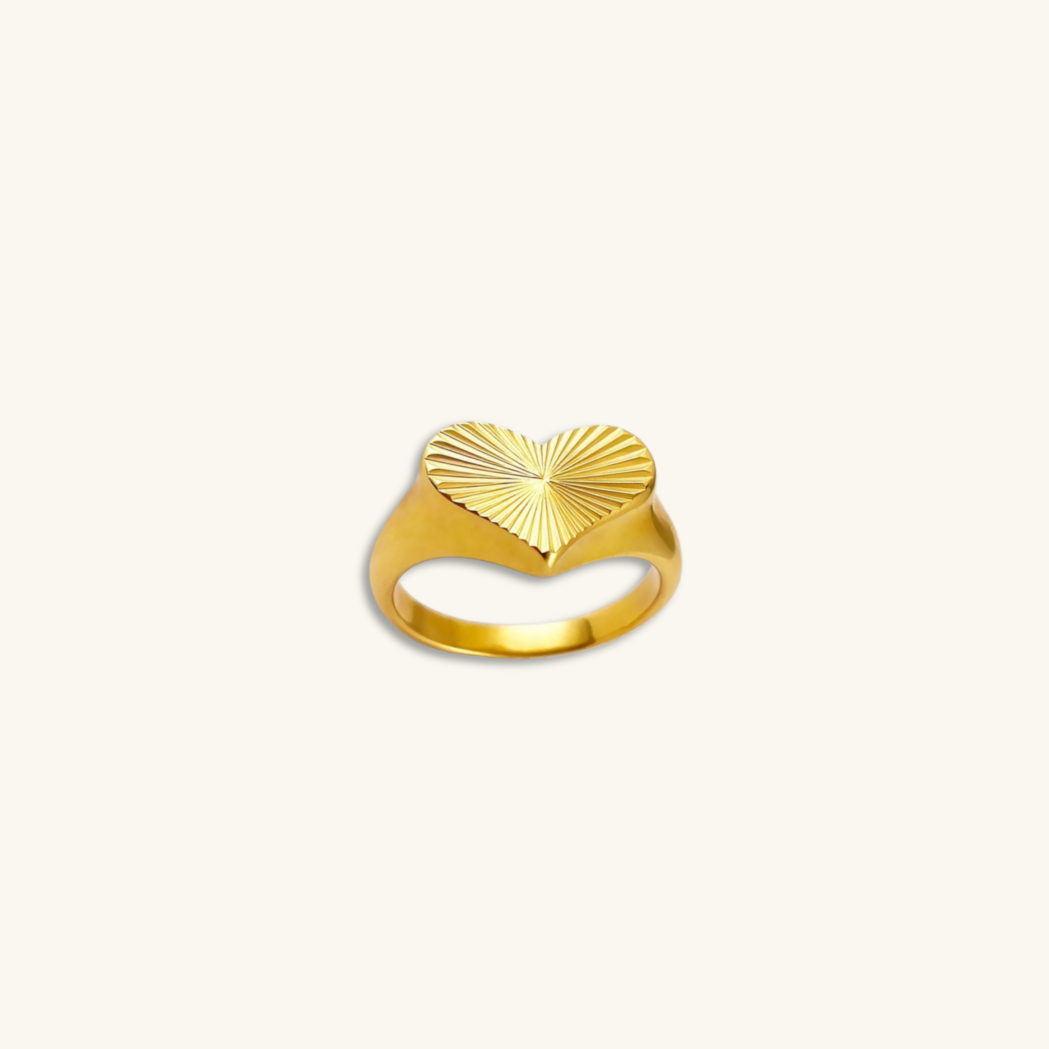 Golden Heart Ring