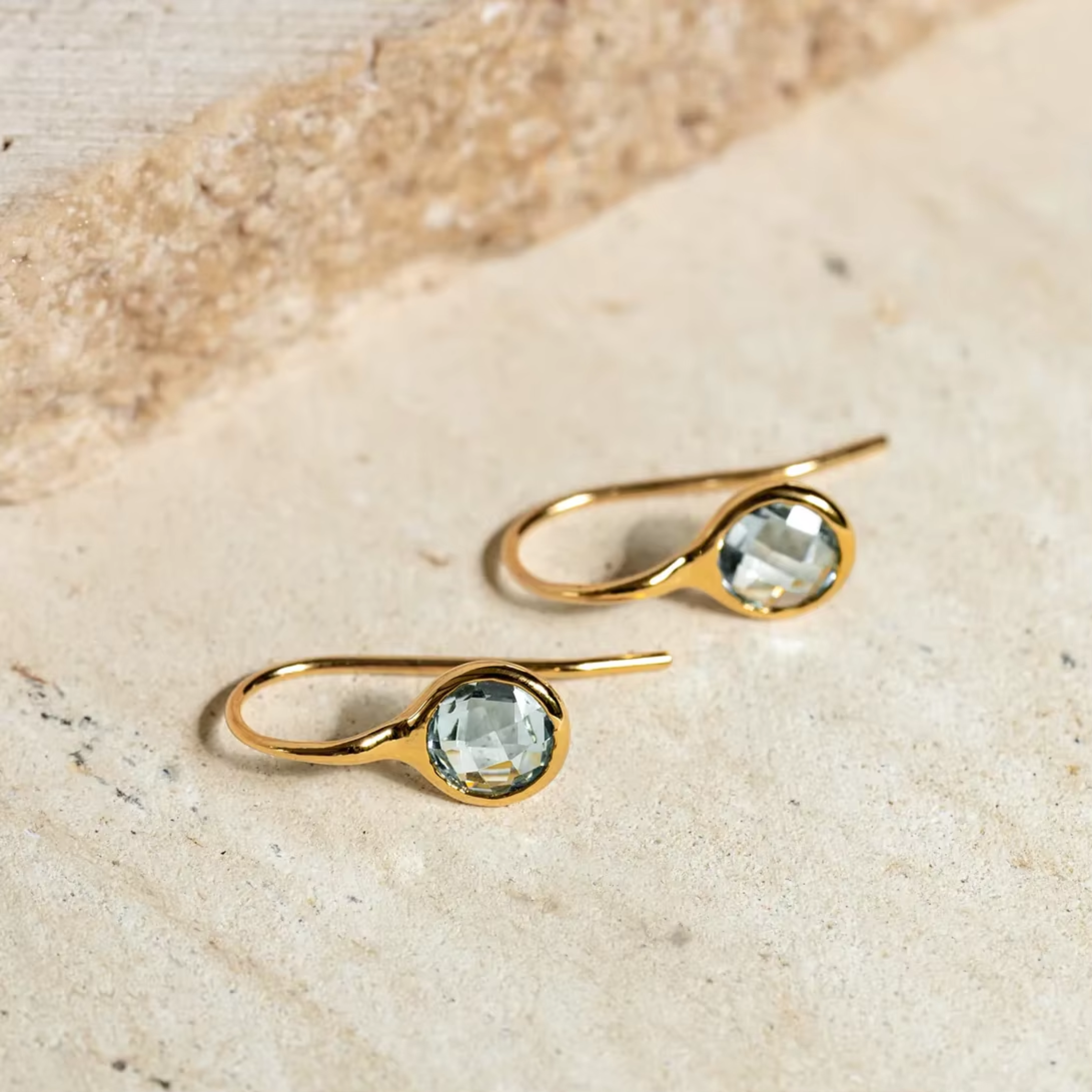Gemstone Drop Earrings