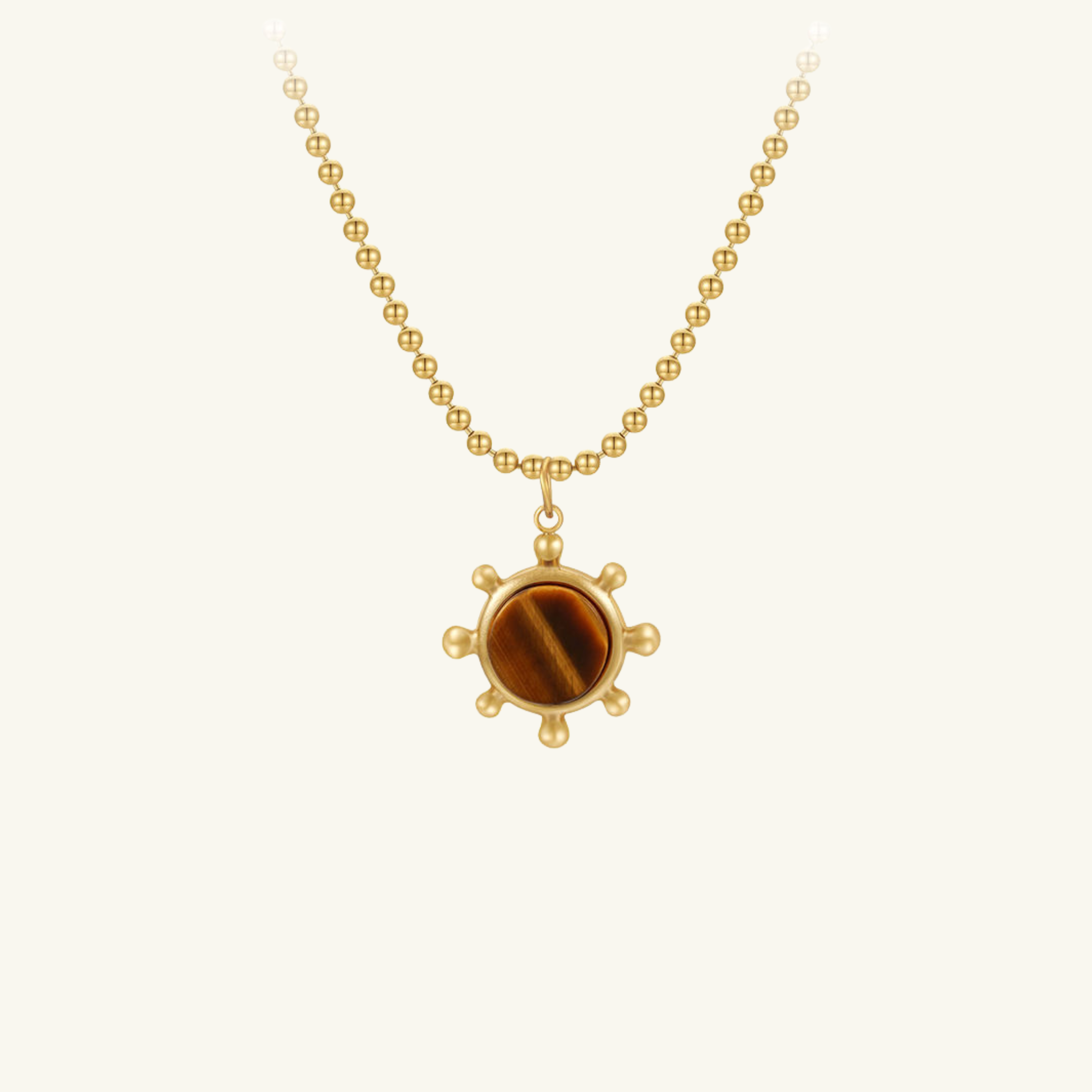 Bronze Solar Necklace