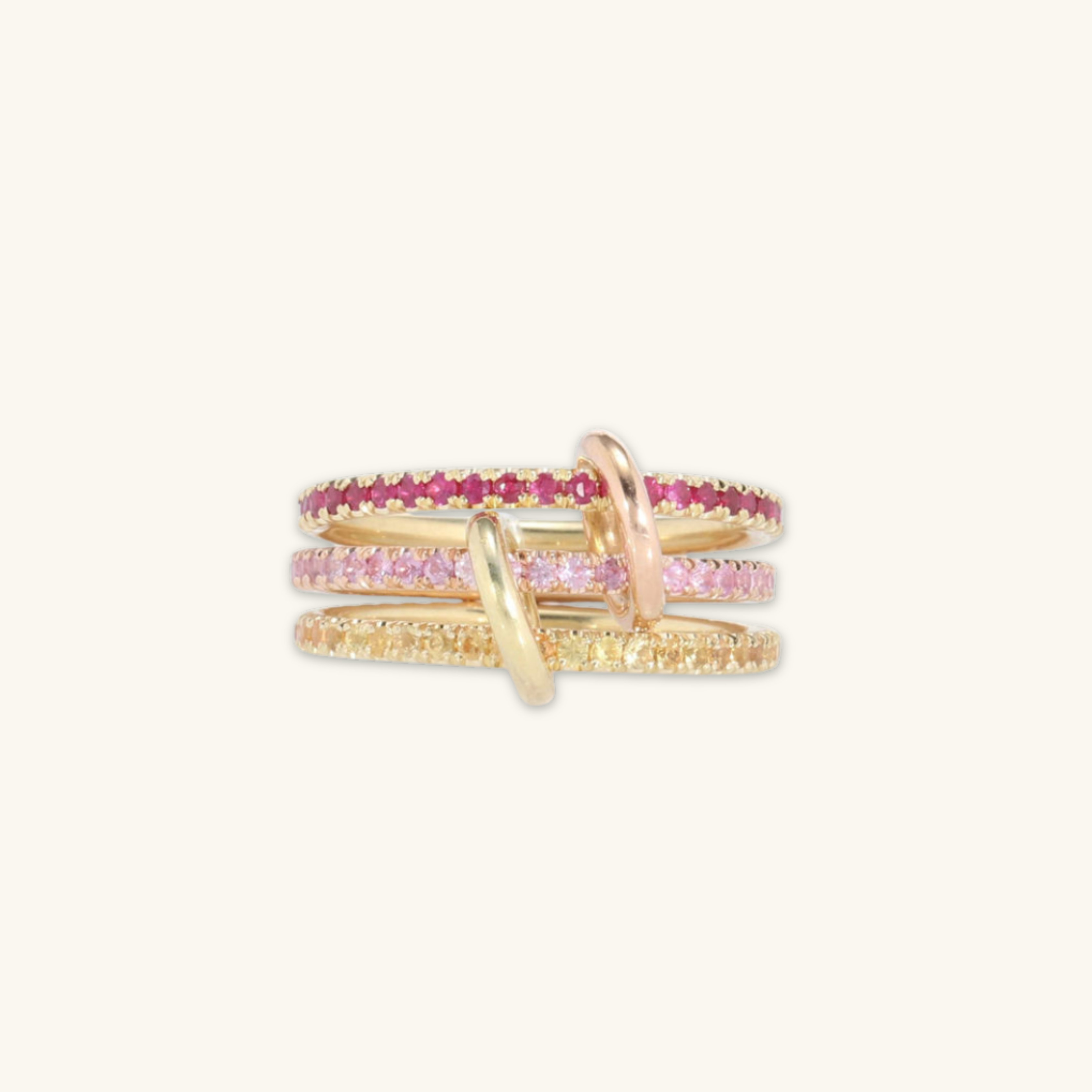 Color Stack Ring Sparkle Stack Ring – Ivory & Sterling
