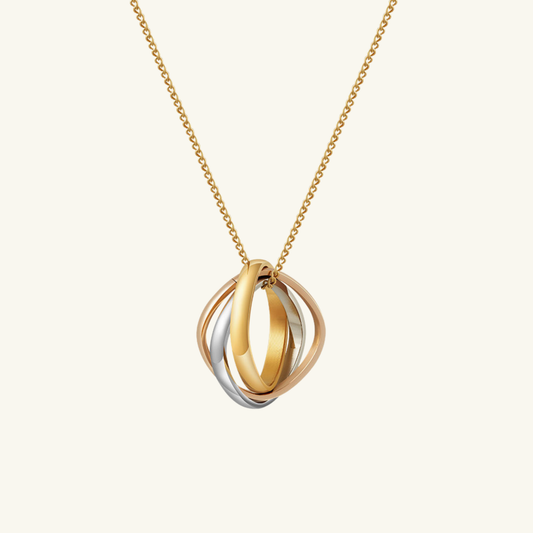 Triad Square Necklace