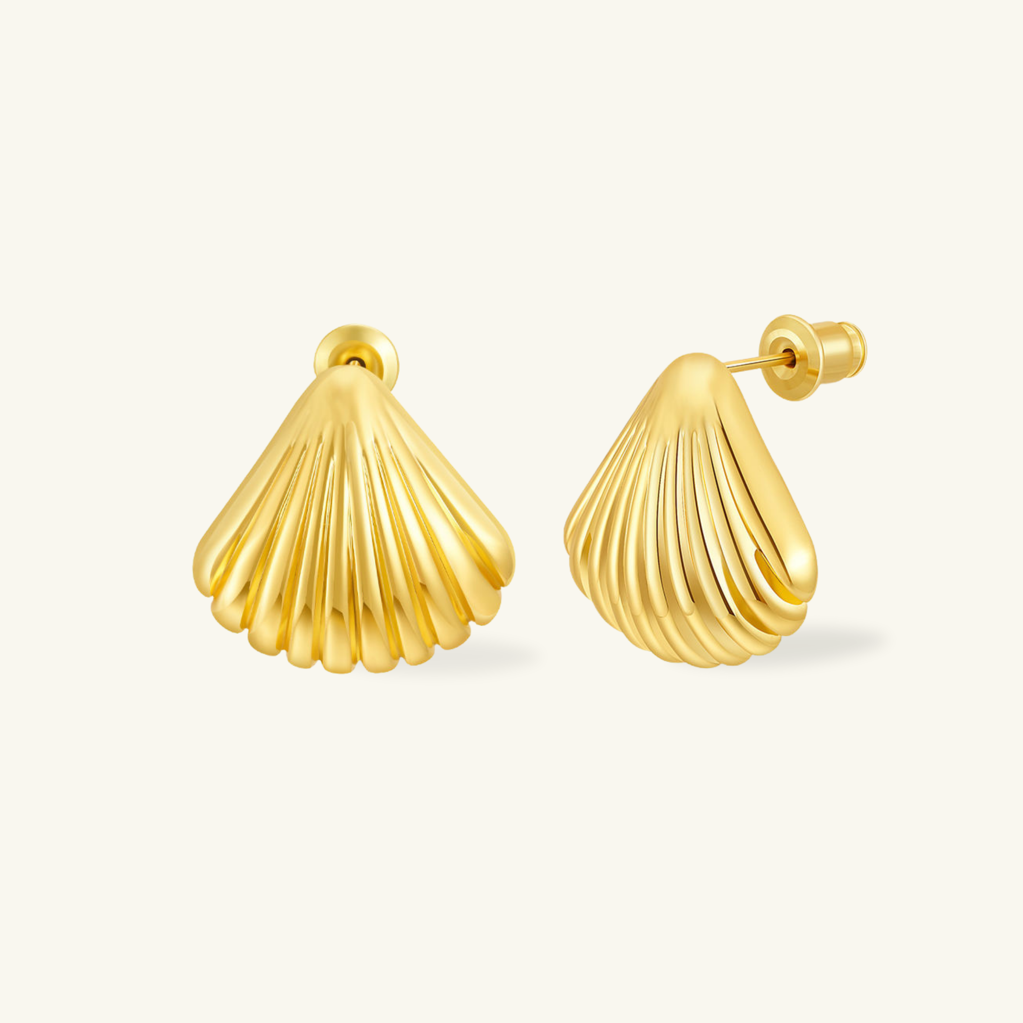 Oriental Scallop Earrings