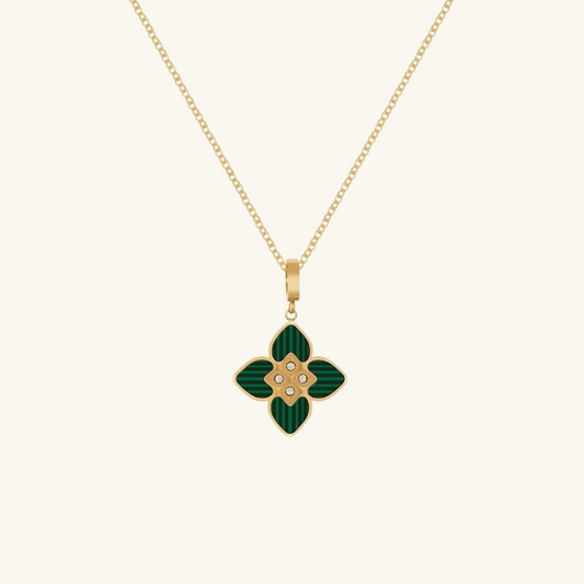 Emerald Blossom Necklace