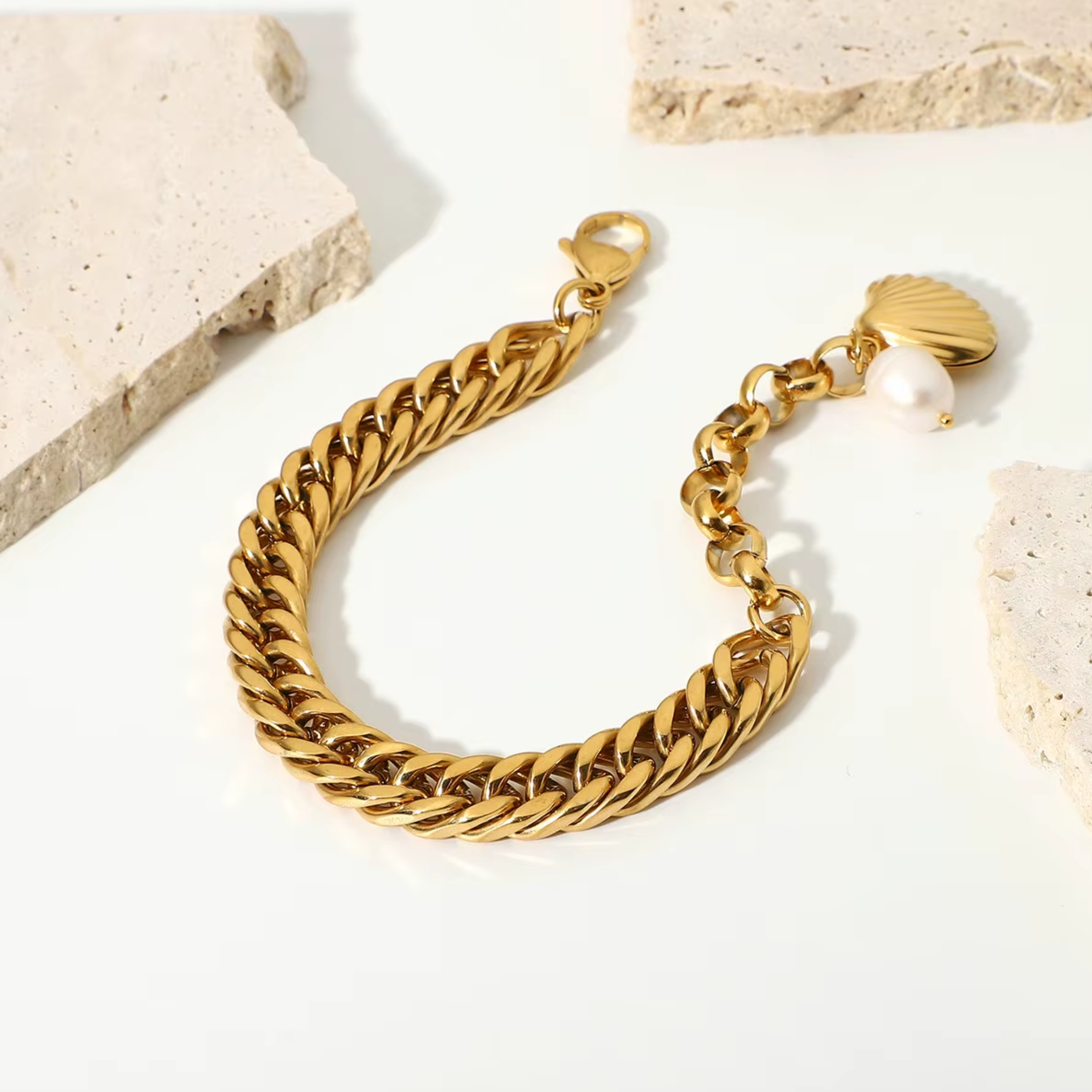 Golden Shell Bracelet