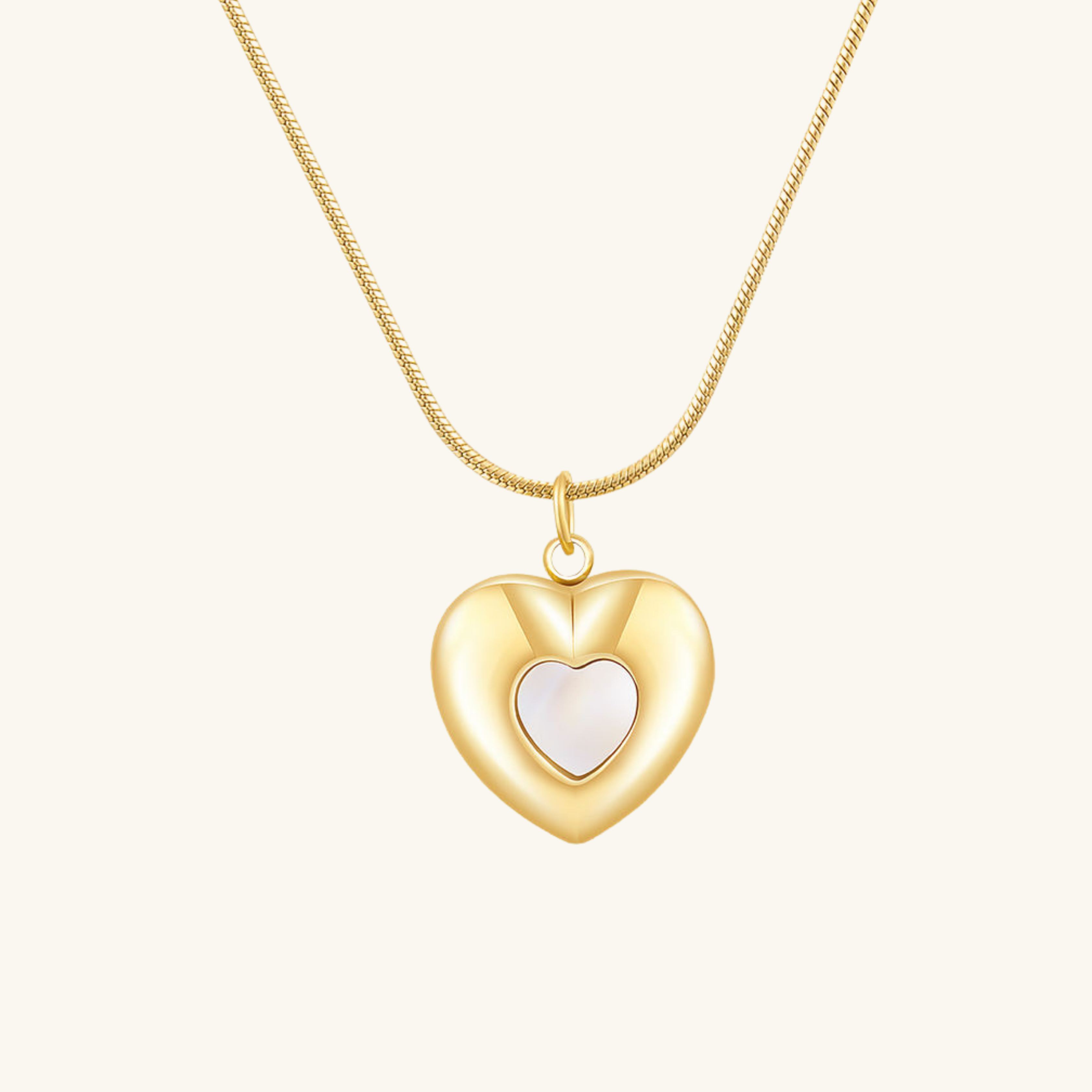 Pearl Heart Necklace