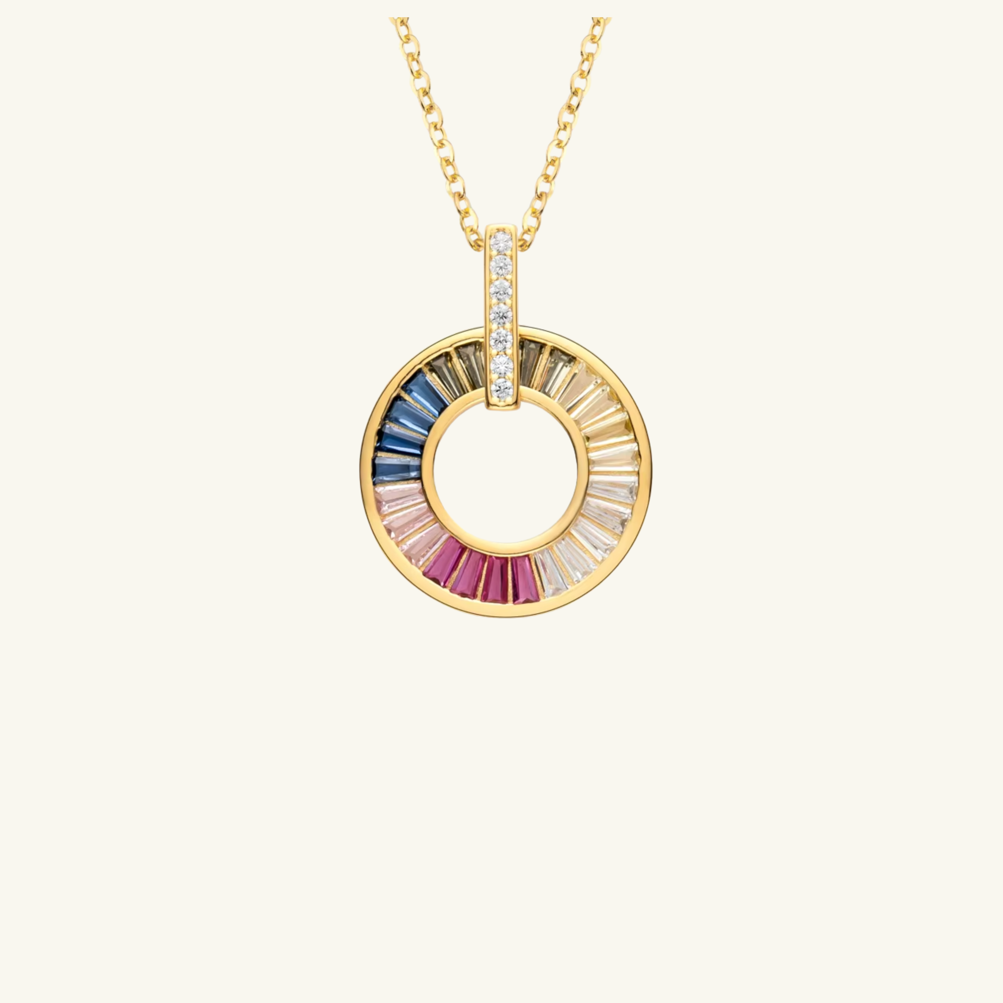 Rainbow Orbit Necklace