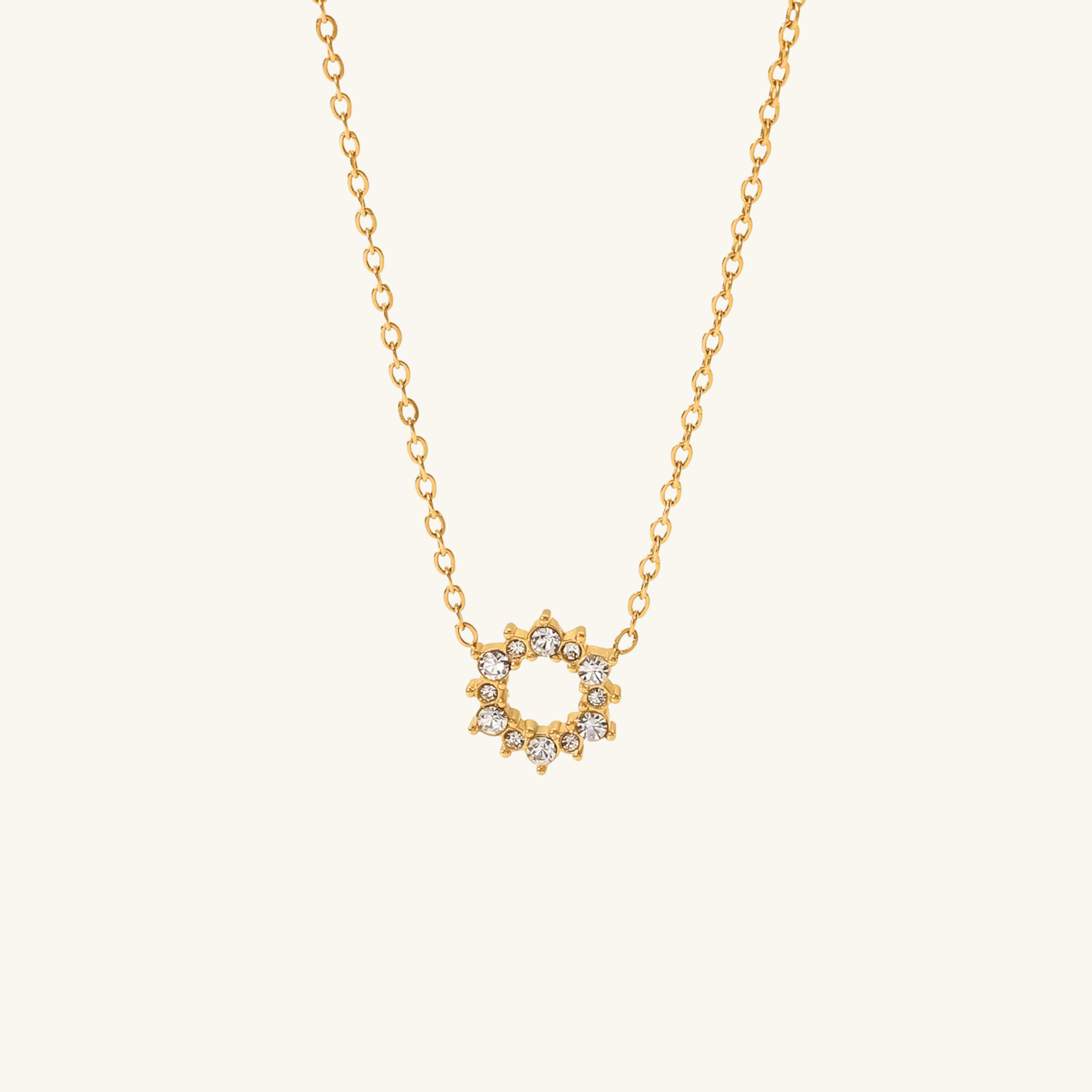 Starburst Halo Necklace