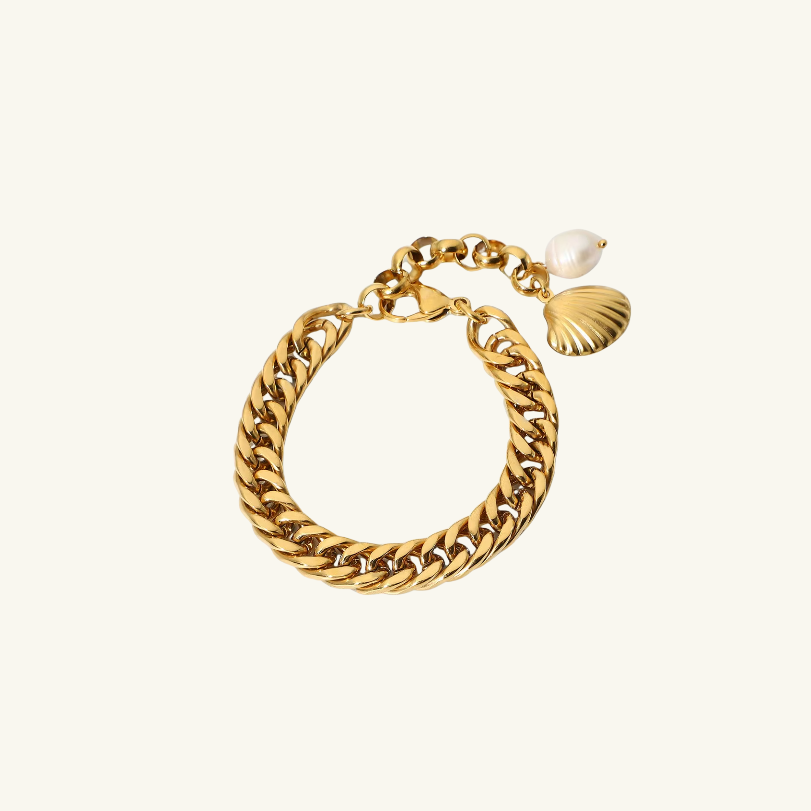 Golden Shell Bracelet