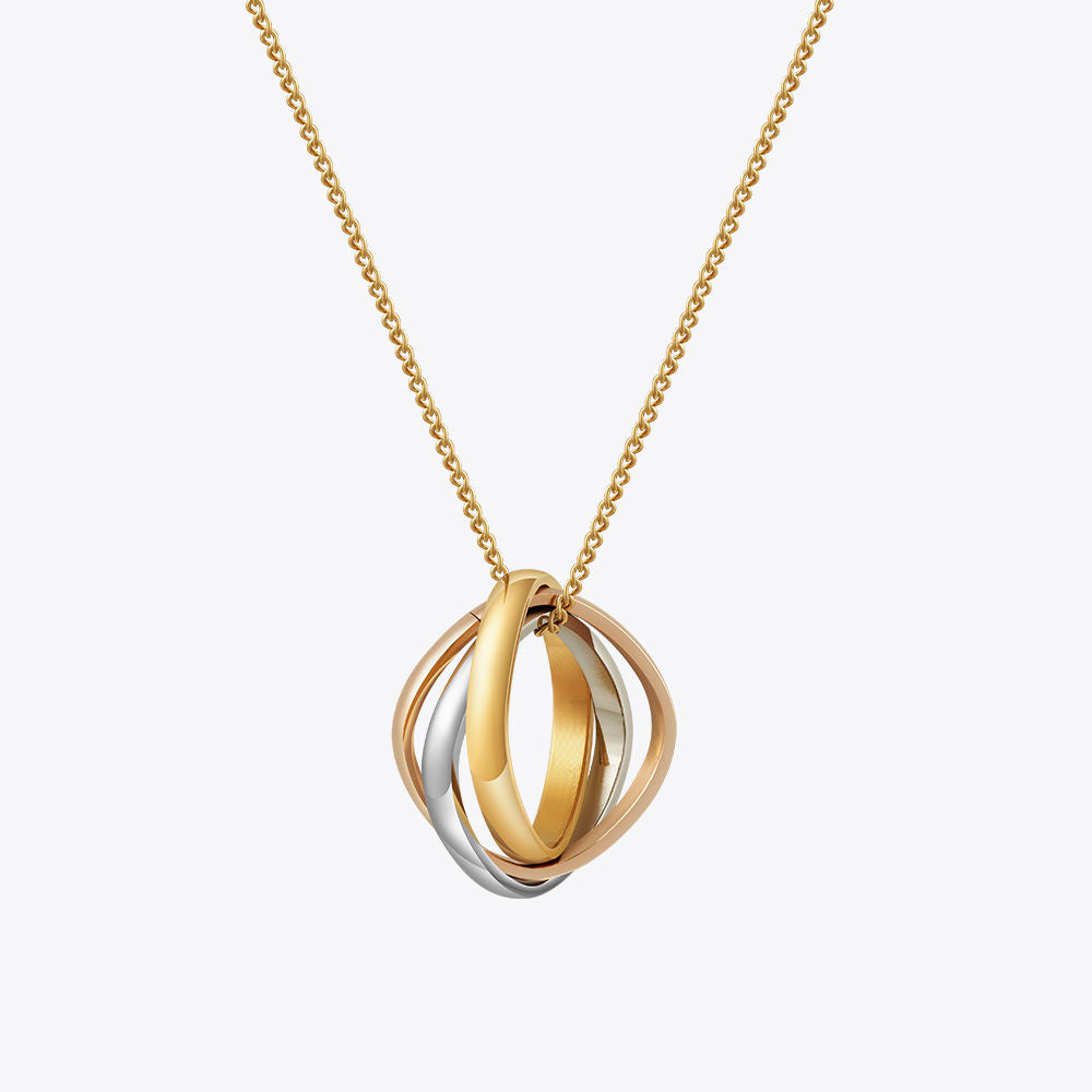 Triad Square Necklace