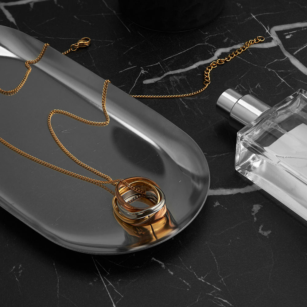 Triad Square Necklace