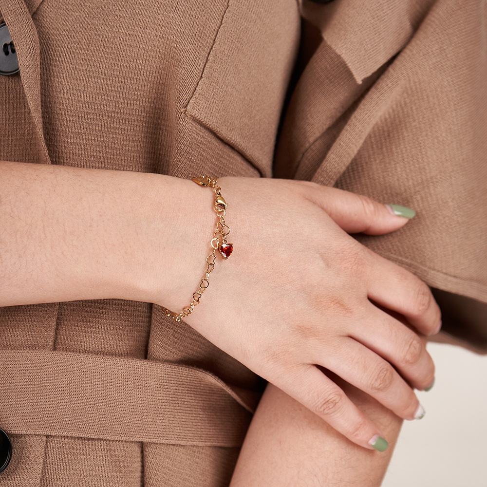 Crimson Embrace Bracelet