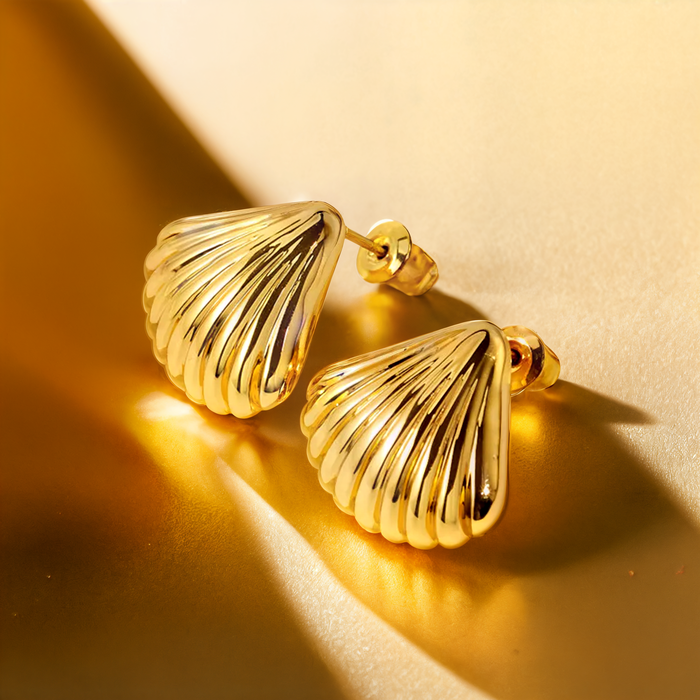 Oriental Scallop Earrings